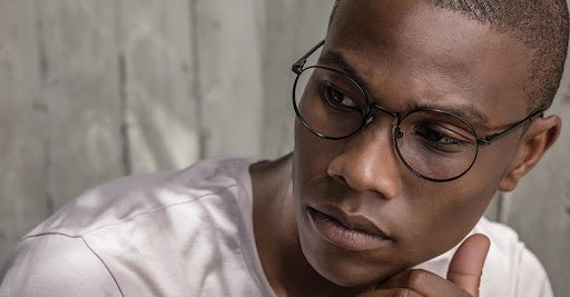 Dean Slim Optical / Black Acetate & Blue - Light Lens - Shade Files